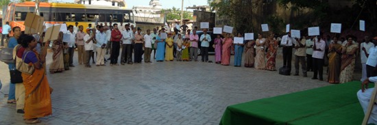 Dharmabhimanies with Play Cards